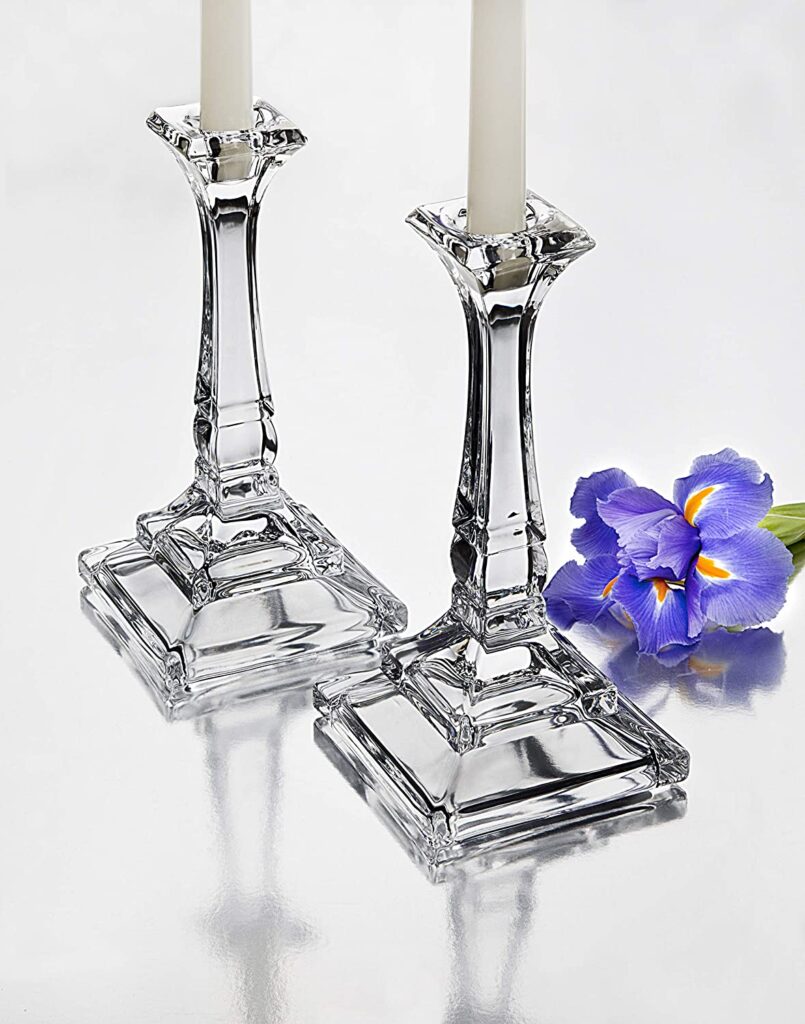 crystal-glass-candlestick-holders
