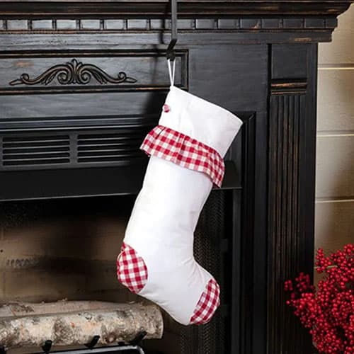 red-check-ruffle-holiday-stocking