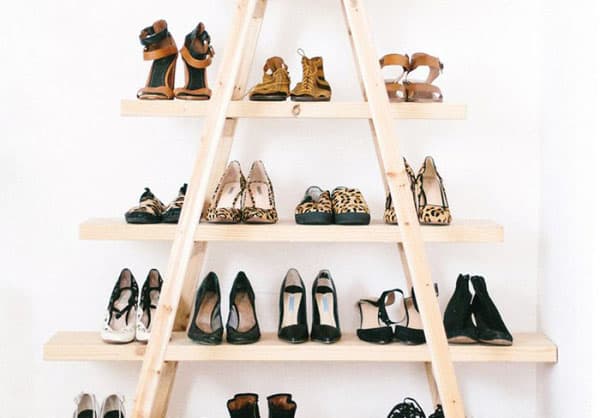 diy-ladder-shoe-storage