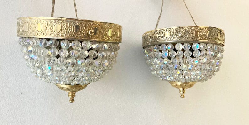 2-beaded-flush-mount-chandeliers