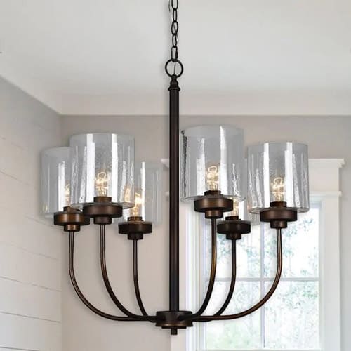 dining-room-lighting-6-arm-glass-globe-chandelier