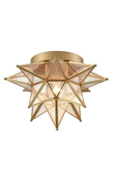 gold-star-flush-mount-light