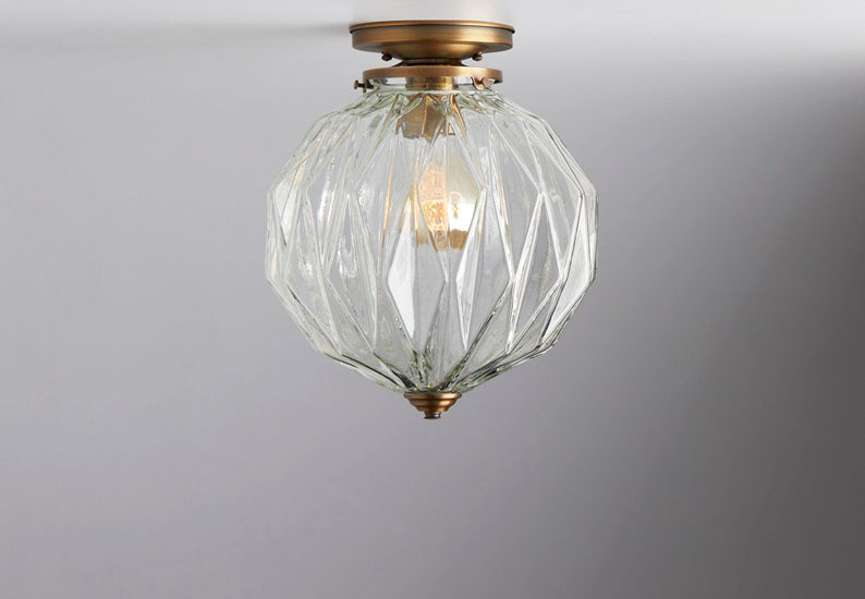 handblown-glass-flush-mount-ceiling-light