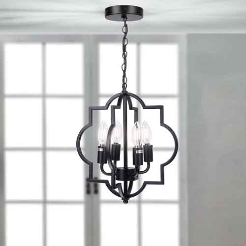 small-black-chandelier-for-laundry-room-lighting