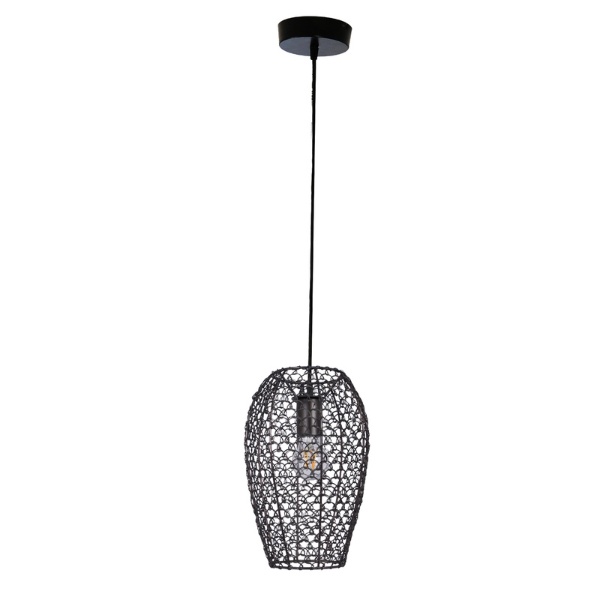 caged-pendant-lighting-with-cord-canopy